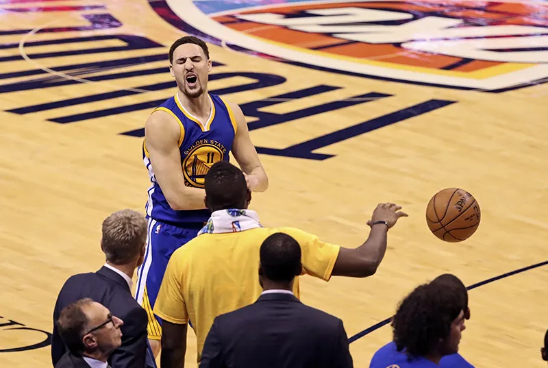 Klay Thompson lors du Game 6 à Oklahoma City