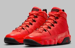 Des images officielles et une date de sortie pour la Air Jordan 9 “Chile Red”