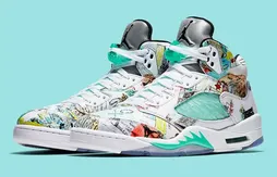La Air Jordan 5 coloriée par des étudiants