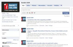 Devenez fan de Basket USA sur Facebook