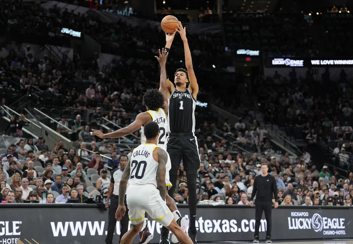 Victor Wembanyama et les Spurs face au Jazz