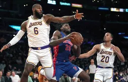 Avec un “Big Three” en forme, les Lakers repoussent les Pistons