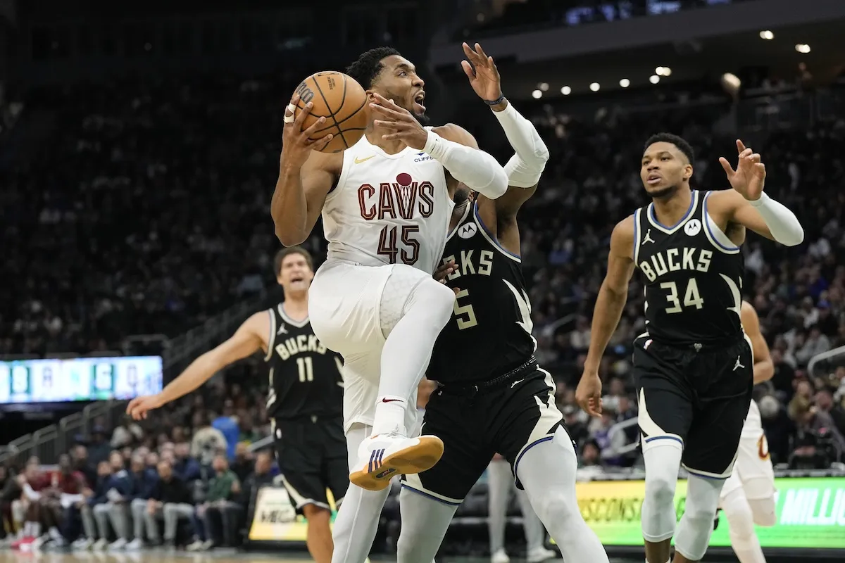 Donovan Mitchell avec les Cavaliers