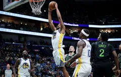 Avec un Moses Moody record, les Warriors s’imposent facilement à La Nouvelle-Orléans