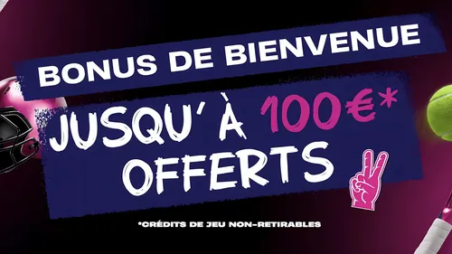 Bonus de bienvenue de 100€ offerts sur le bookmaker Vbet