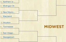 Les tableaux du tournoi NCAA