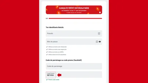 Inscription Betclic