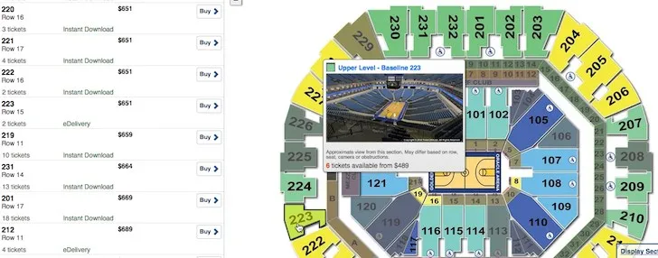 Finals 2015 : le prix des places explose