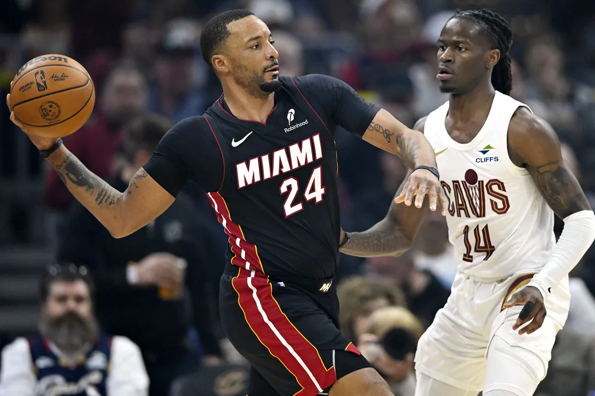 Norman Powell (Heat) contre les Cavaliers