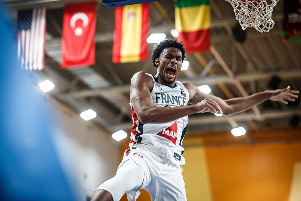 Armel Traoré avec l'équipe de France U19