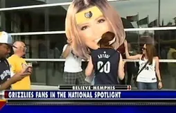 Memphis – San Antonio : la tête géante d’Eva Longoria censurée !