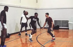 Les jeunes Nets à l’entraînement avec Kevin Durant et Steve Nash