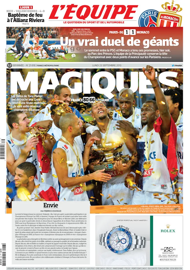 Une Equipe 23 septembre