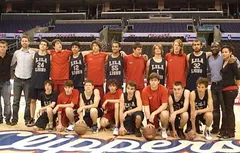 Document : quand des cadets de Talence jouent au Staples Center…