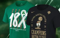 Chez Fanatics, la collection officielle des Celtics champions NBA
