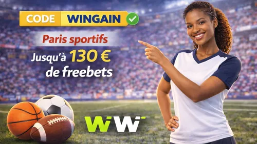 Code promo WinWin paris sportifs avec bonus de 100 % et freebets jusqu’à 130 €