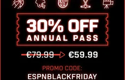 [Black Friday] Profitez de -30% sur l’ESPN Player !