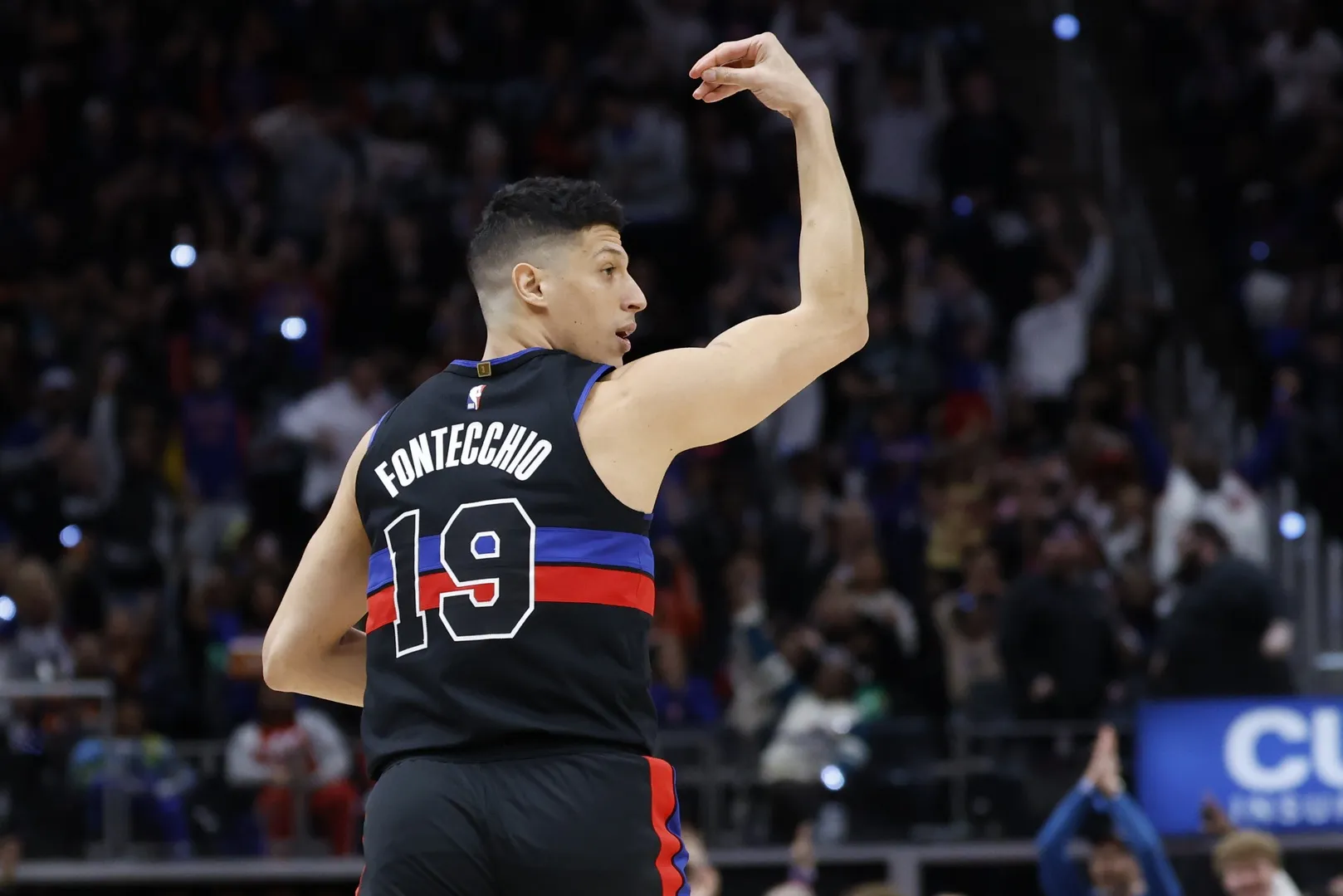 Simone Fontecchio avec les Pistons