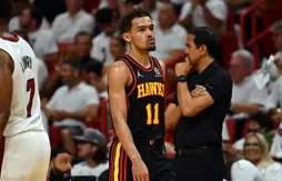Trae Young frustré par l’arbitrage et la défense du Heat