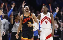Le Thunder miraculé face aux Raptors