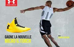 Concours Under Armour :  une paire de Micro G Torch et 5 T-shirts à gagner