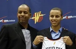 Les retrouvailles de papa Curry et du fiston