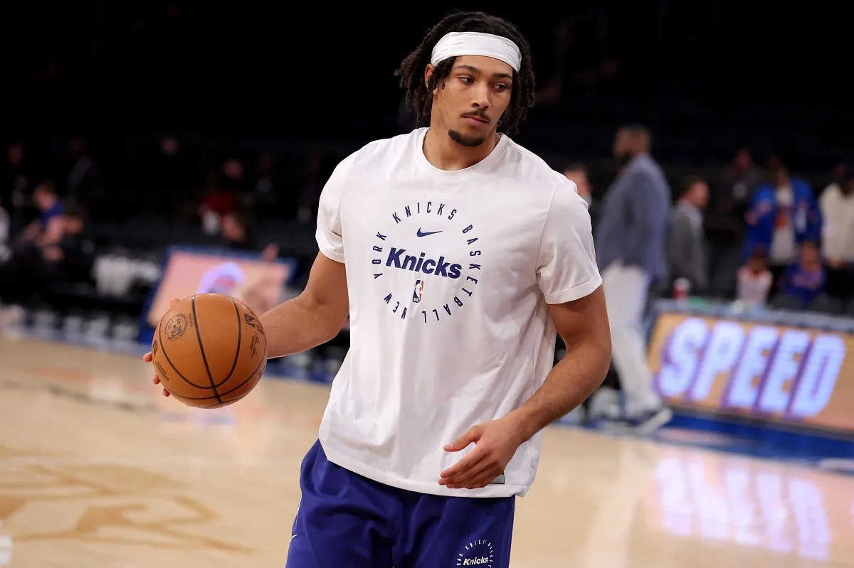 Jericho Sims avec les Knicks