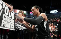 A’ja Wilson atteint les 5 000 points en carrière face au Sun