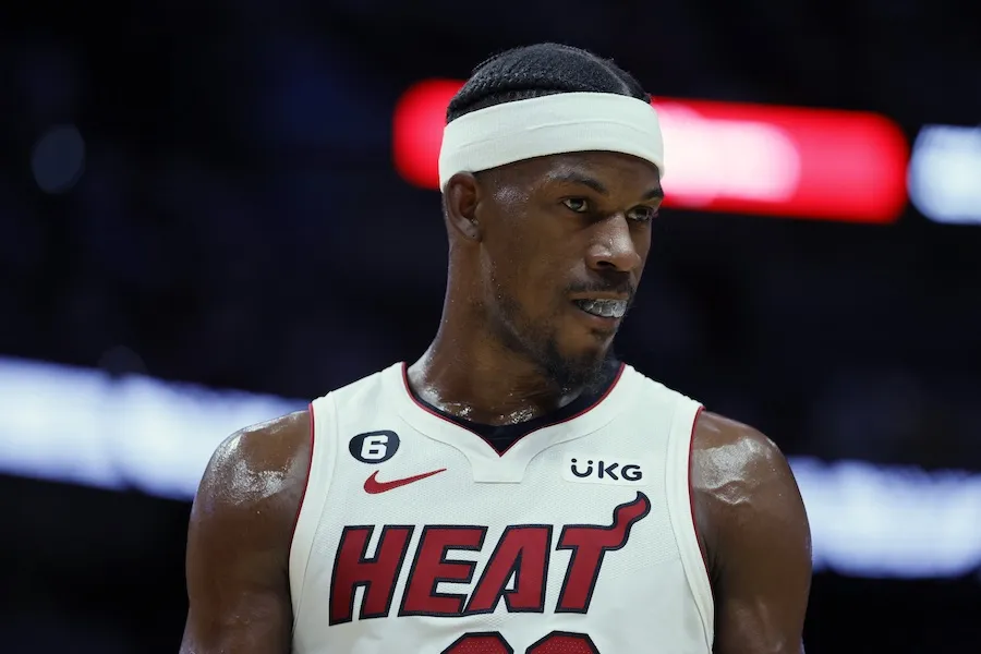 Jimmy Butler lors du Game 4 face aux Celtics