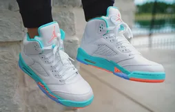 Sortie le week-end prochain de la Air Jordan 5 GS Light Aqua