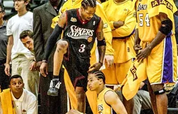 Le 6 juin 2001, Allen Iverson marche sur les Lakers et Tyronn Lue