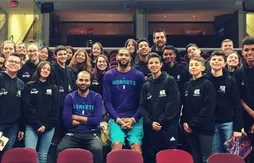 Avec Tony Parker et Nicolas Batum, le rêvé éveillé des collégiens de Rouen