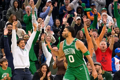 Jayson Tatum leads Boston Celtics to victory against New York Knicks
