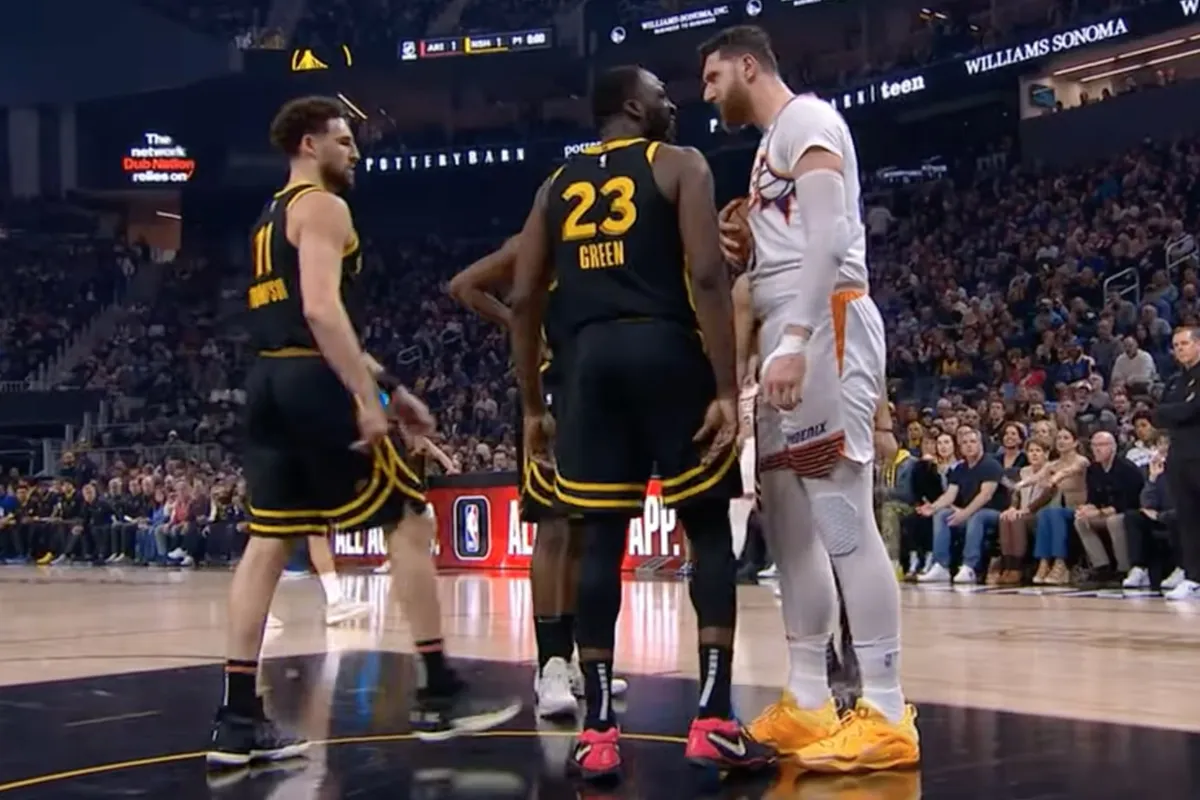 Draymond Green et Jusuf Nurkic