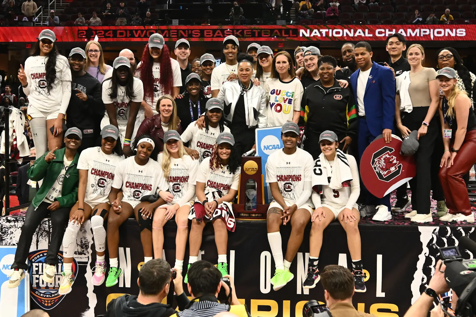 iowa caitlin clark record audience south carolina