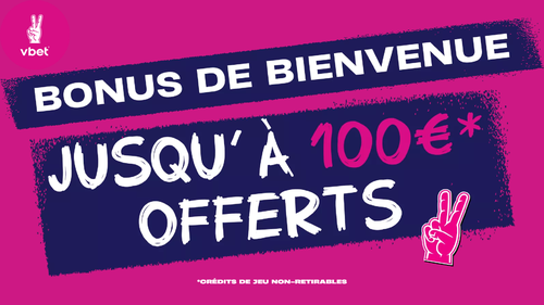 Bonus de bienvenue Vbet