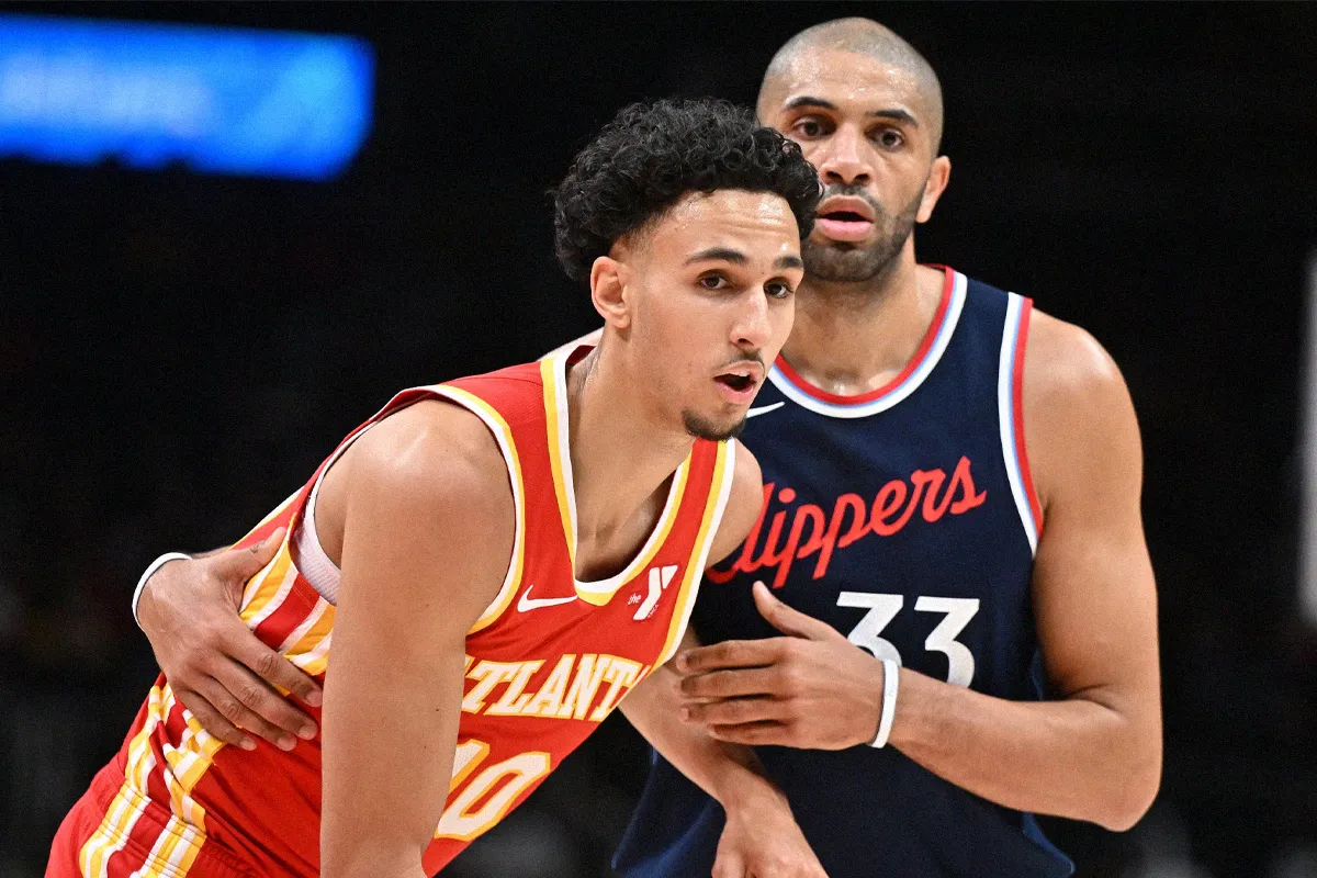 Nicolas Batum et Zaccharie Risacher