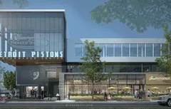 Le nouveau centre d’entraînement des Pistons aura un café et un centre de fitness ouverts au public