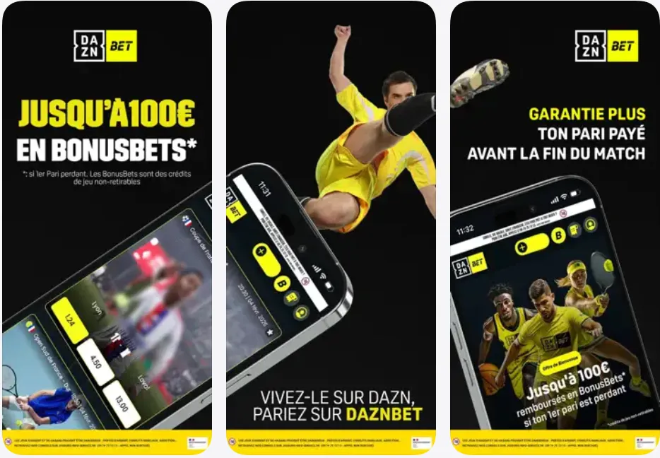 DAznbet app disponible sur l'app store