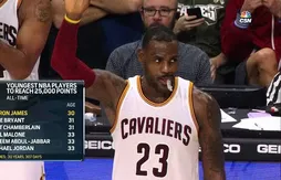 LeBron James devient le plus jeune joueur à atteindre les 25 000 points