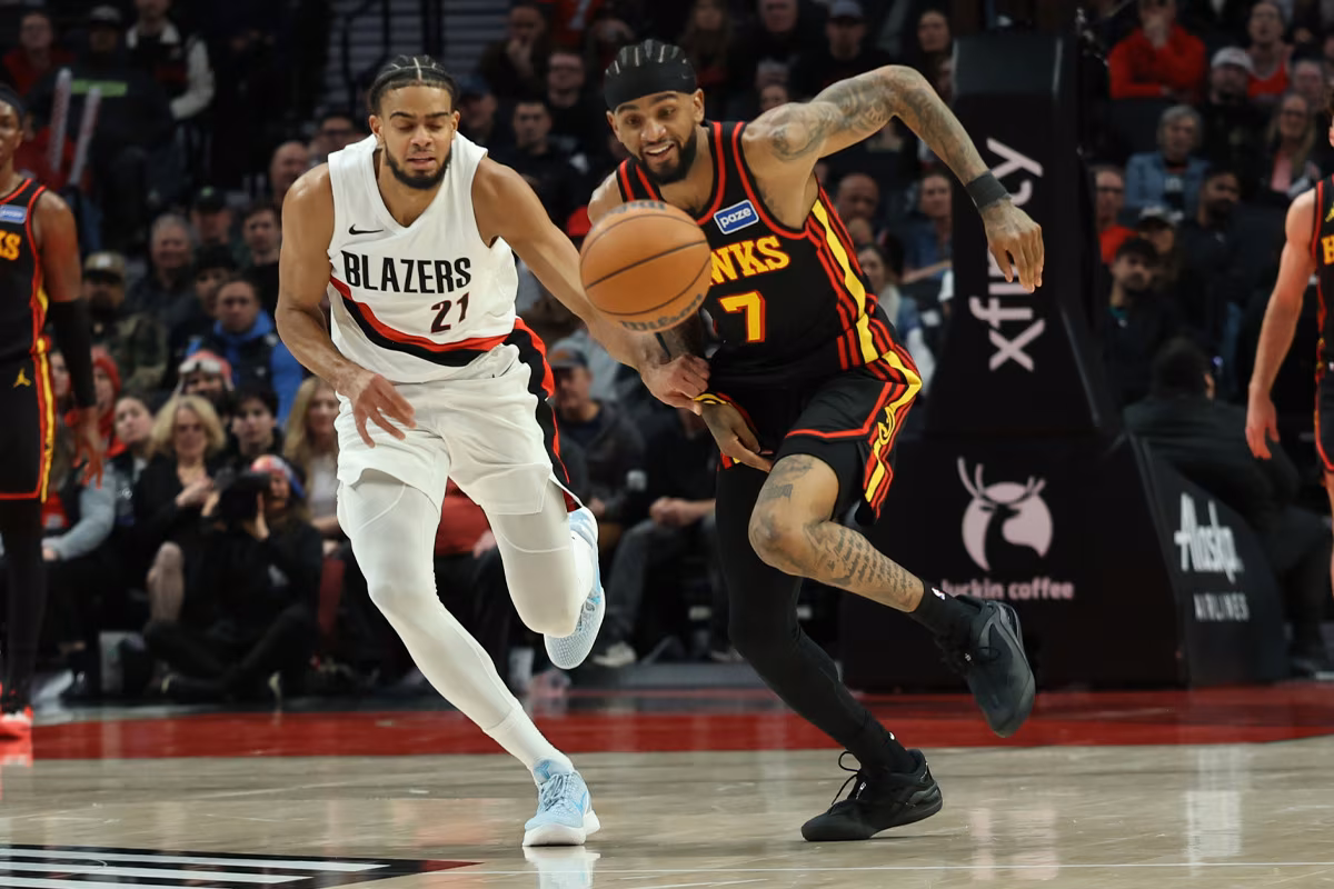 Rayan Rupert avec les Blazers