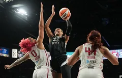En championnes, les Aces stoppent la belle série des Mystics
