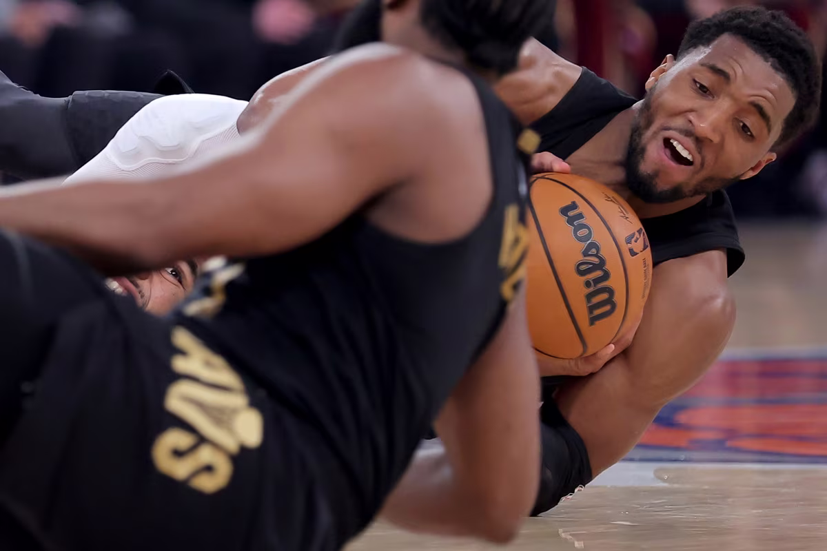 Donovan Mitchell (Cavaliers) contre les Knicks lors du Game 1