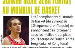 Mondial 2010 : Joakim Noah forfait ?