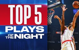 Le Top 5 de la nuit |  Trayce Jackson-Davis monte sur Joel Embiid