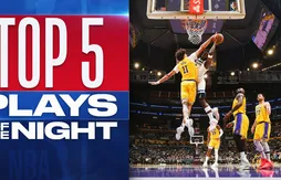 Le Top 5 de la nuit | Le sublime “poster dunk” d’Anthony Edwards