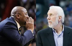 Mike Brown et Gregg Popovich se chambrent gentiment