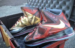 Chaussures : LeBron James s’est fait faire une paire de LeBron X version “Ironman 3 &raquo;