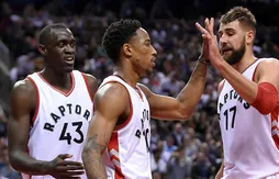 À deux, DeMar DeRozan et Jonas Valanciunas s’occupent des Pistons