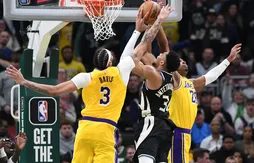 Sans LeBron James, les Lakers renversent les Bucks en double prolongation !